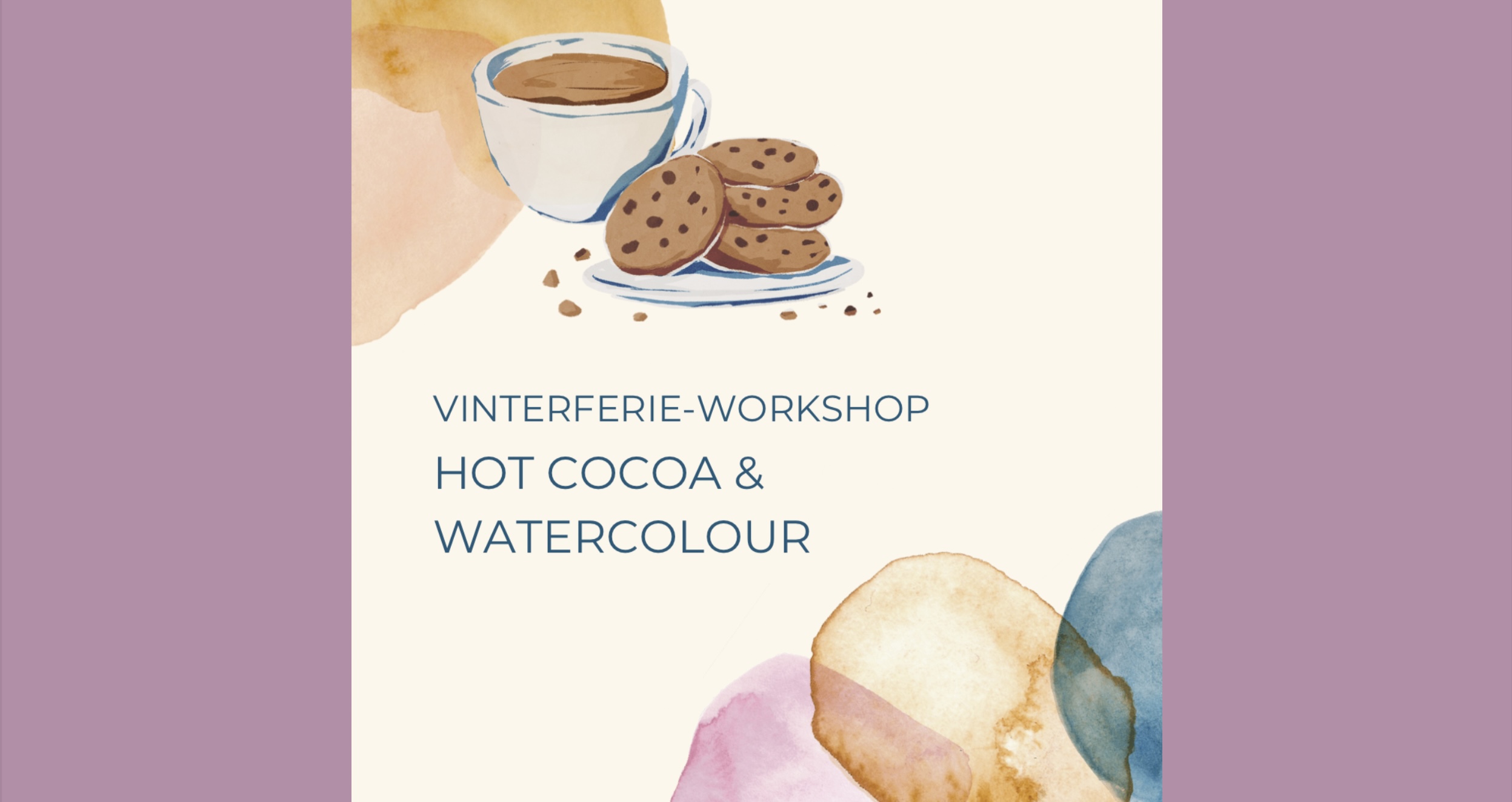 Winter Holiday: Hot Cocoa & Watercolour